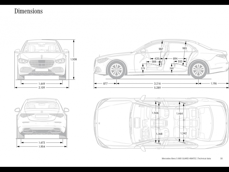Mercedes-Benz S 680 GUARD VR 10 4Matic бензин 2024 id-1005811 Купить Mercedes-Benz S 680 GUARD VR 10 4Matic бензин 2024 id-1005811 в Киеве, Фото №19