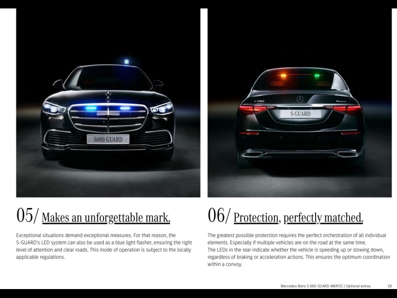 Купить Mercedes-Benz S 680 GUARD VR 10 4Matic бензин 2024 id-1005811 в Киеве, Фото №13