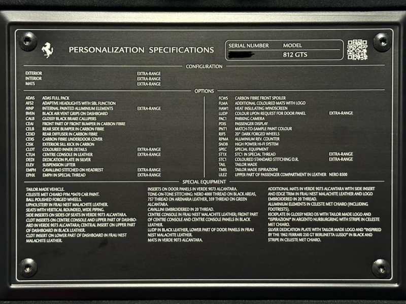 Ferrari 812 GTS бензин 2026 id-1007446 Купить Ferrari 812 GTS бензин 2026 id-1007446 в Киеве, Фото №15